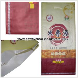 Durable Virgin BOPP Laminated Bags Polypropylene Rice Bags Gravure Printing nhà cung cấp